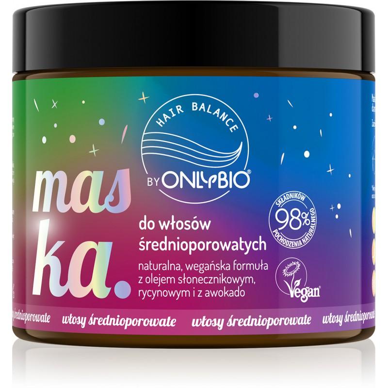 OnlyBio Hair Balance Mask for Medium Porosity Hair 400ml - OnlyBio - Vesa Beauty