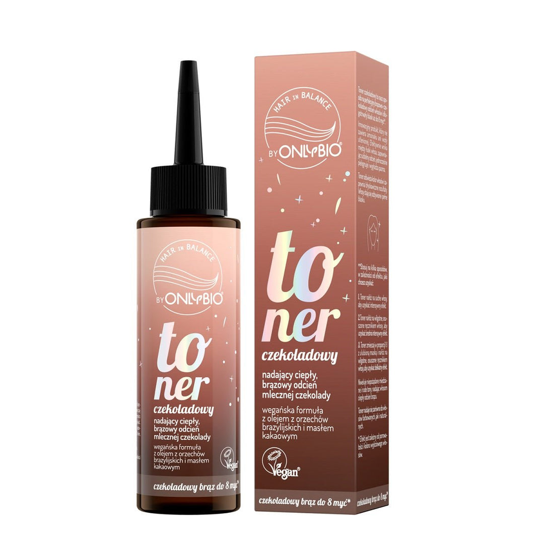 OnlyBio Hair in Balance - Chocolate hair color toner 100ml - OnlyBio - Vesa Beauty