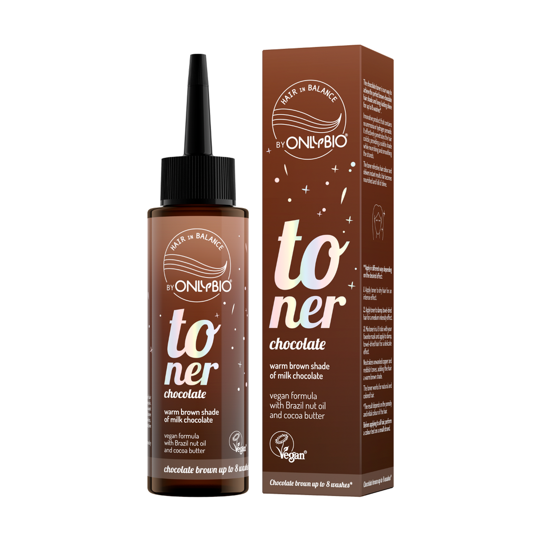 OnlyBio Hair in Balance - Chocolate hair color toner 100ml - OnlyBio - Vesa Beauty uk