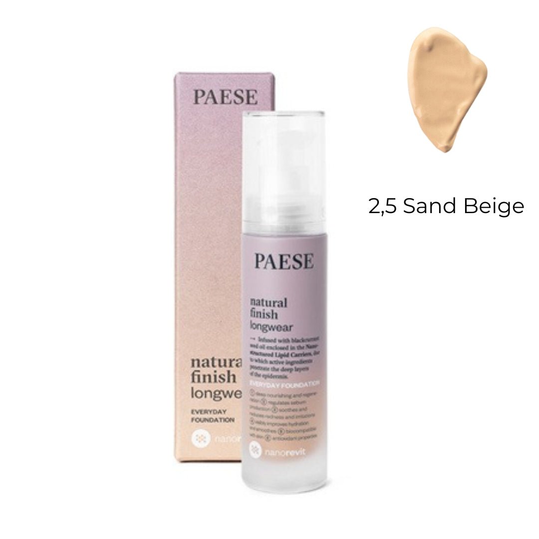 PAESE Nanorevit - Natural Finish Longwear Everyday Foundation 30ml - PAESE - Vesa Beauty