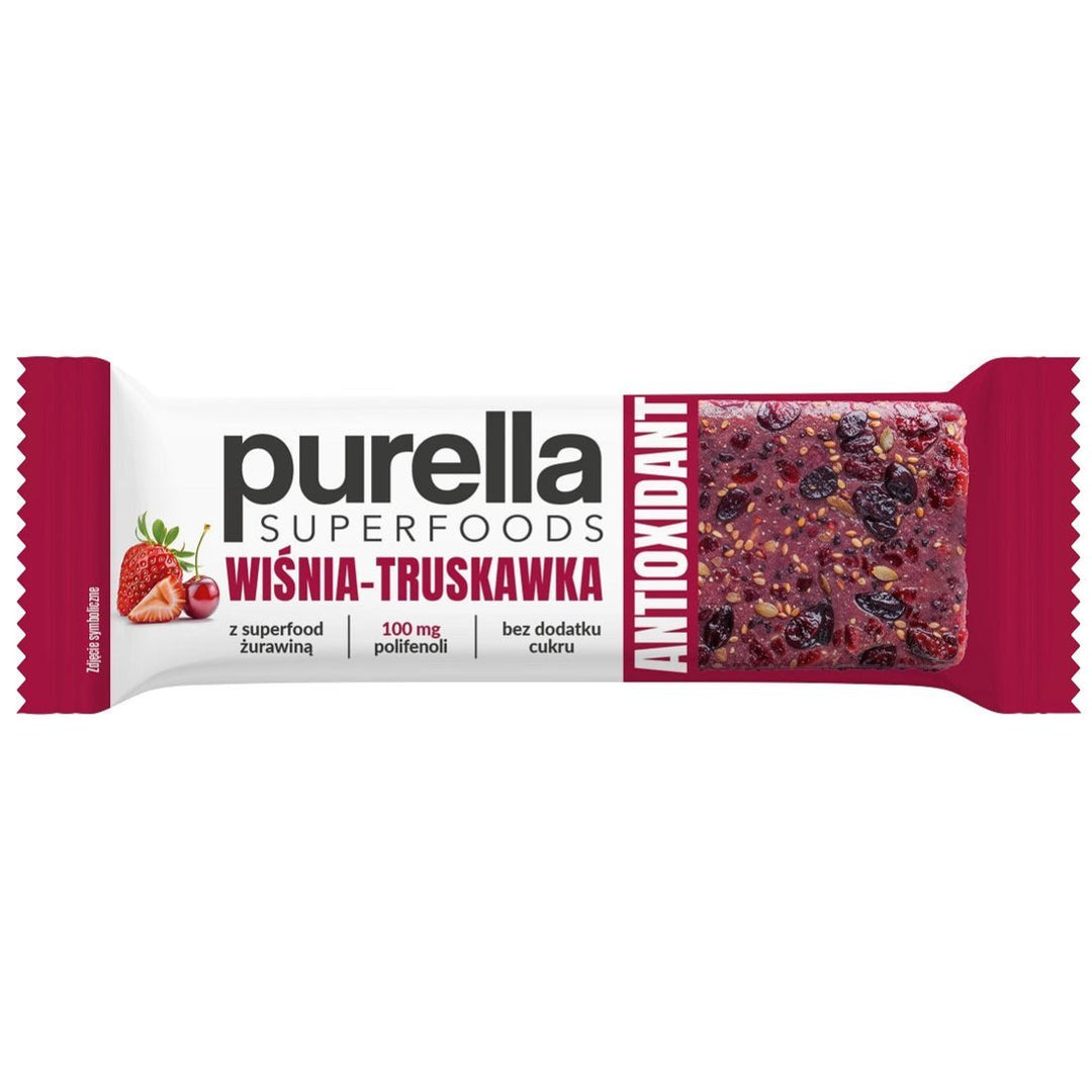 Purella SuperFoods Bar - Cherry - Strawberry Antioxidant 40g - Purella Superfoods - Vesa Beauty