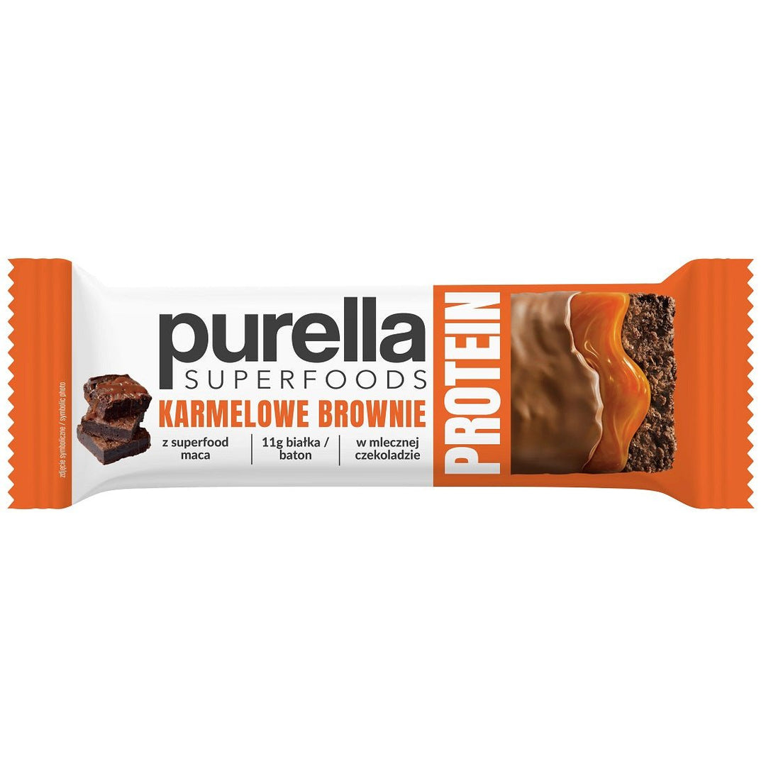 Purella SuperFoods Protein Bar - Caramel Brownie 45g - Purella Superfoods - Vesa Beauty