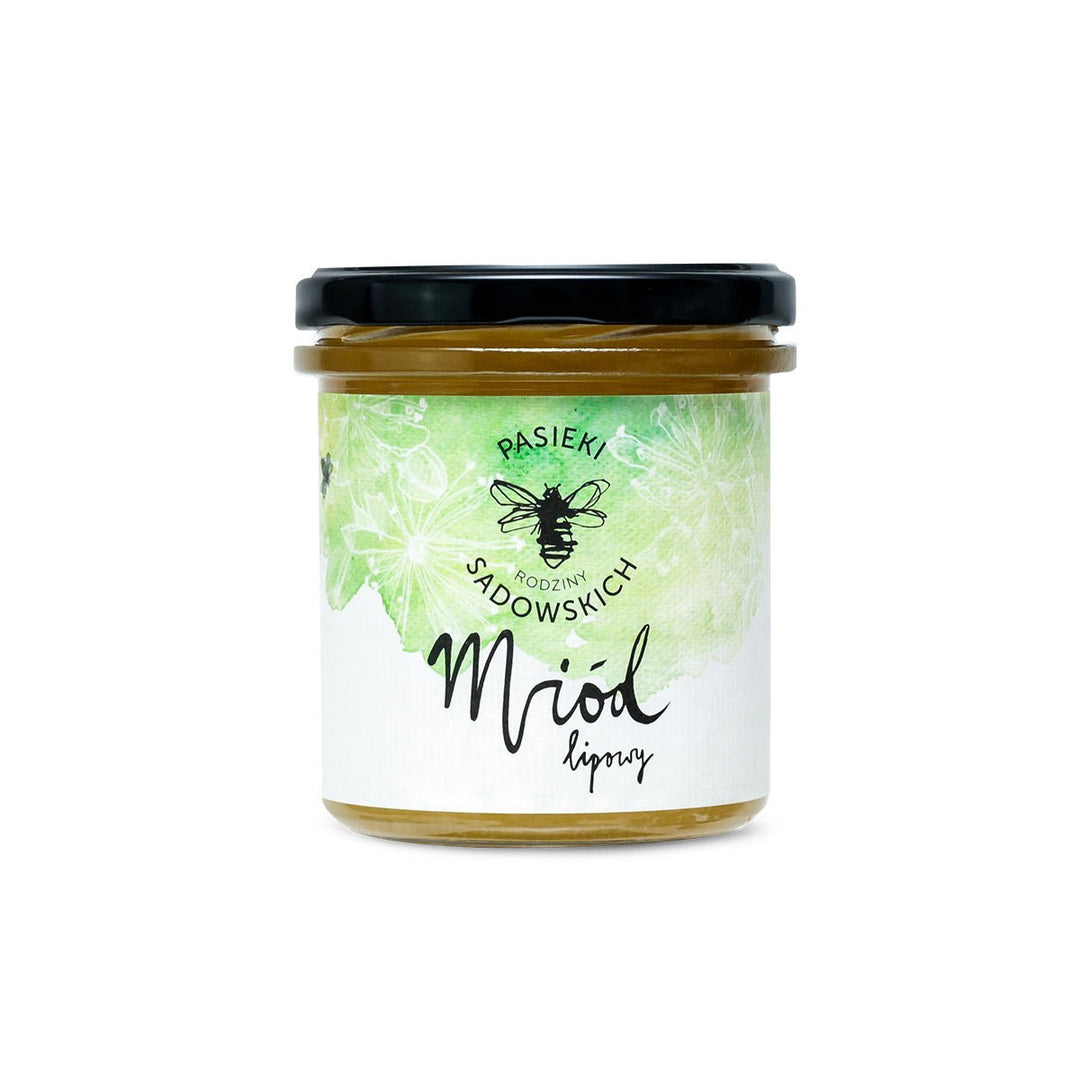 Sadowski Bee Gardens Linden honey 450g - Pasieki Sadowskich - Vesa Beauty