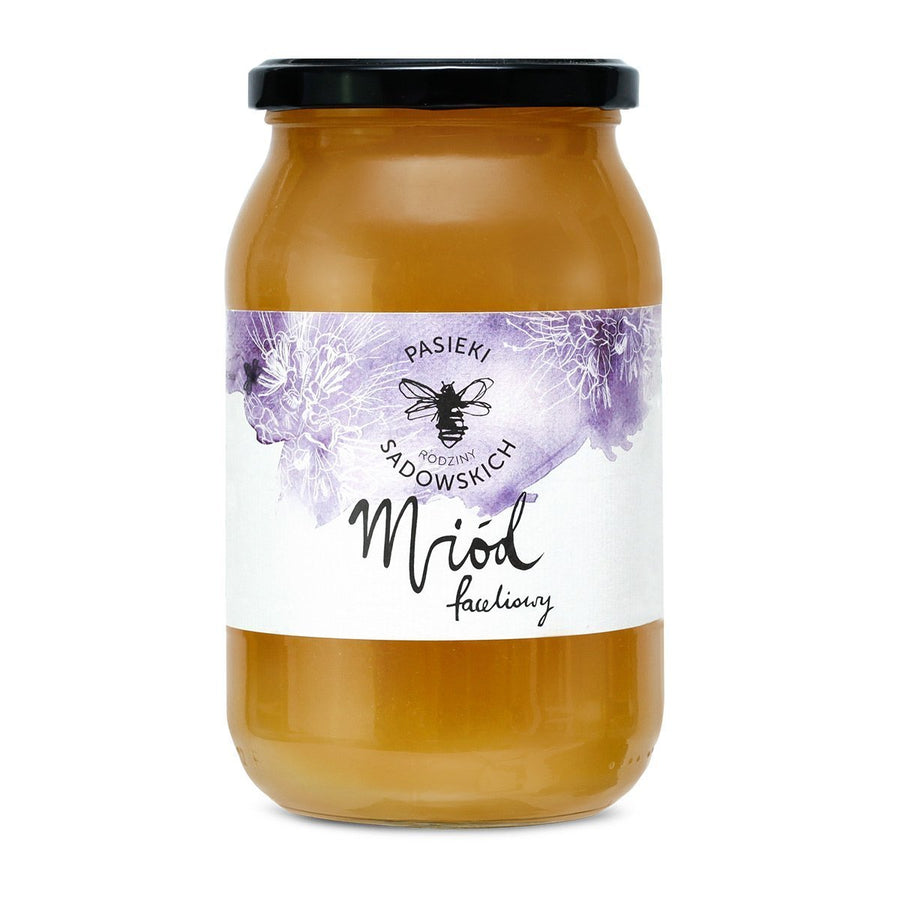 Sadowski Bee Gardens Phacelia honey 1200g - Pasieki Sadowskich - Vesa Beauty