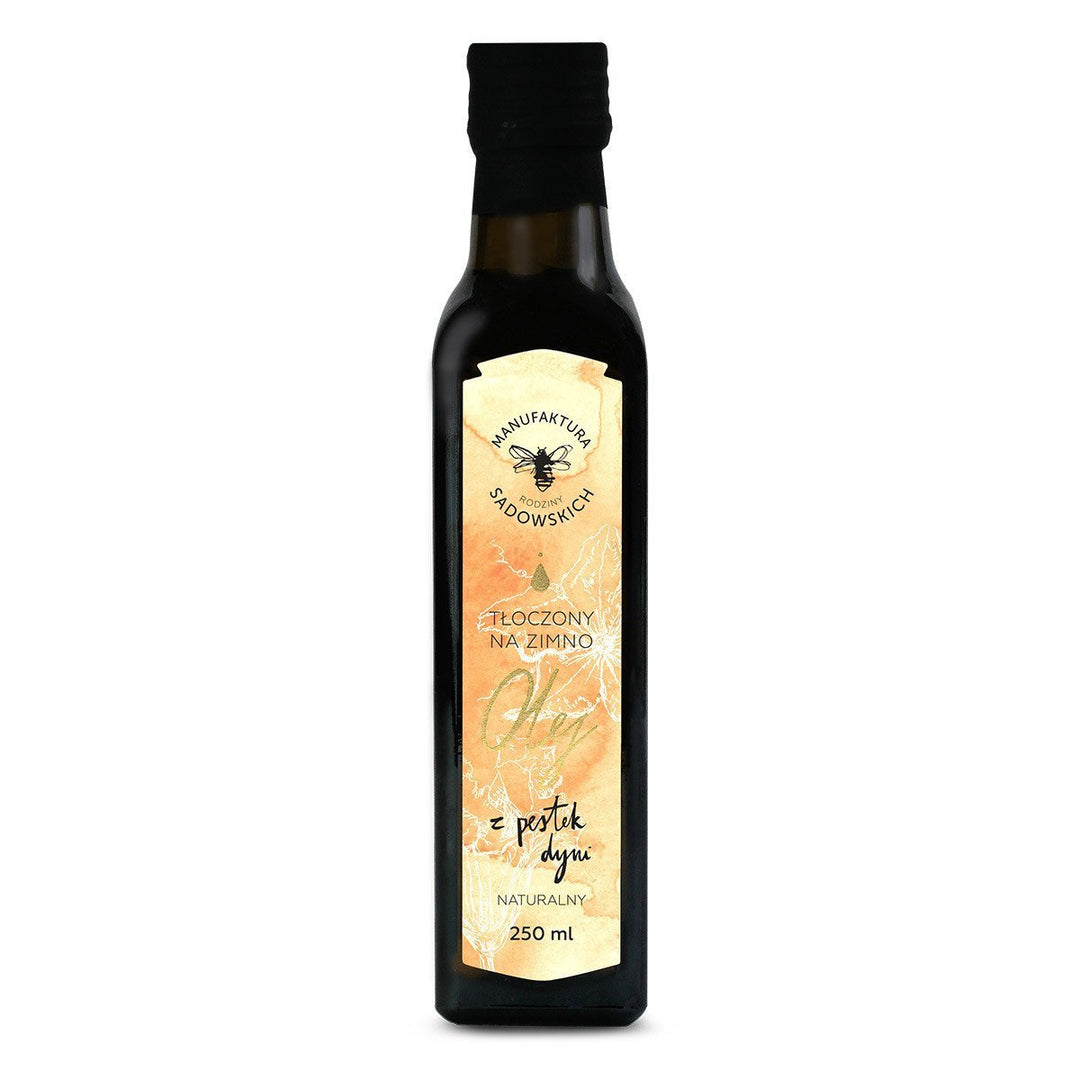 Sadowski Bee Gardens Pumpkin seed Oil 250ml - Pasieki Sadowskich - Vesa Beauty