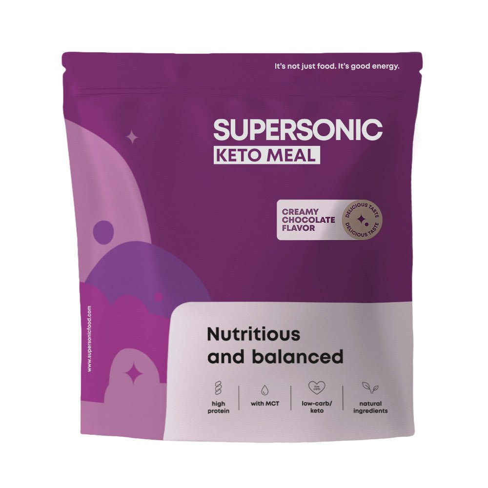 SUPERSONIC Keto Meal - Big Pack - Creamy Chocolate Flavour 800g - SUPERSONIC - Vesa Beauty