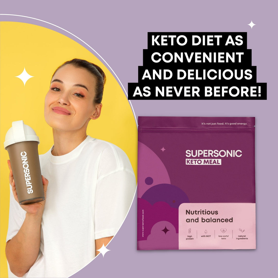 SUPERSONIC Keto Meal - Big Pack - Creamy Chocolate Flavour 800g - SUPERSONIC - Vesa Beauty