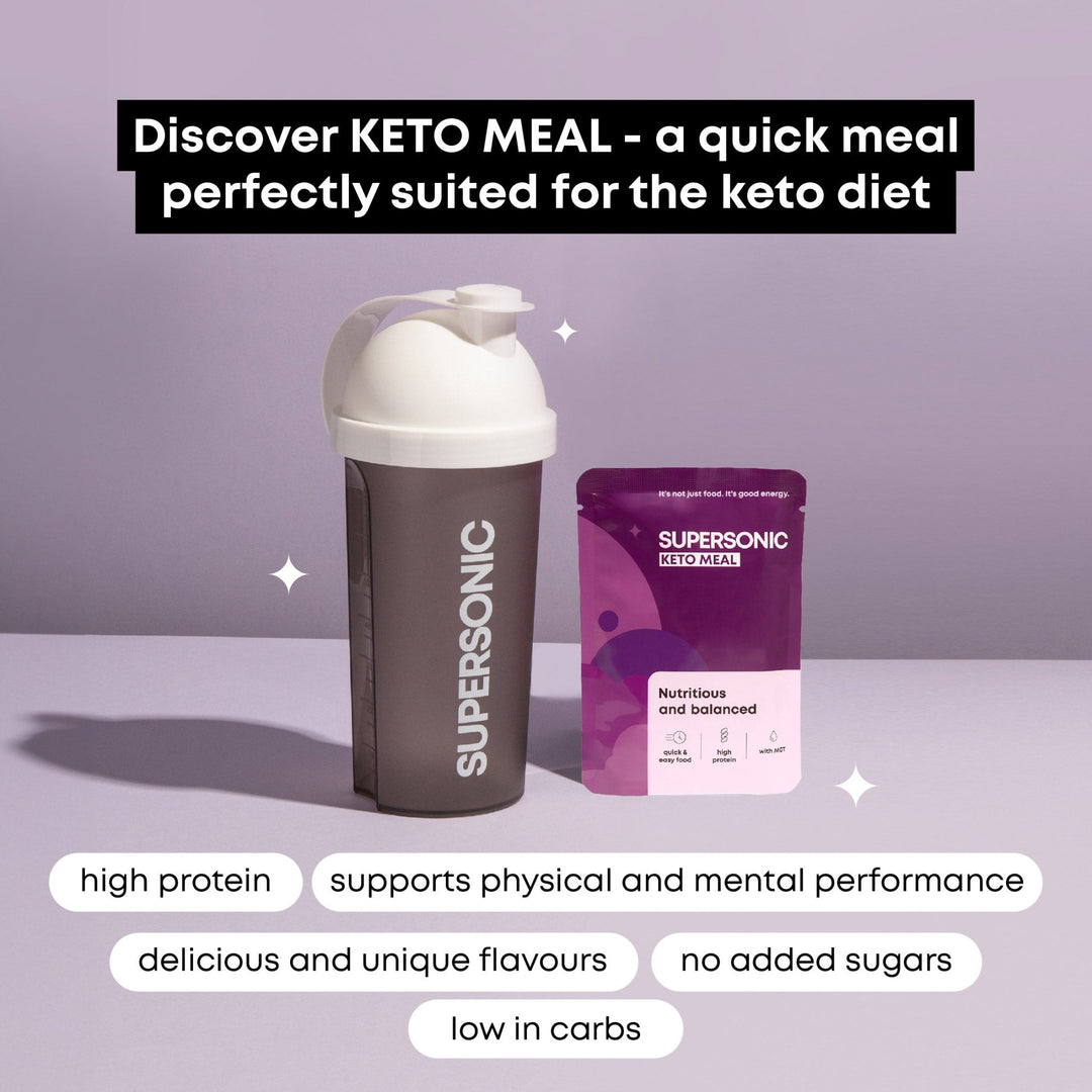 SUPERSONIC Keto Meal - Vanilla Ice Cream 80g - SUPERSONIC - Vesa Beauty