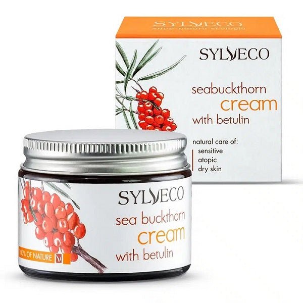 Sylveco Sea Buckthorn Moisturizing Cream with Betulin 50ml - Sylveco - Vesa Beauty