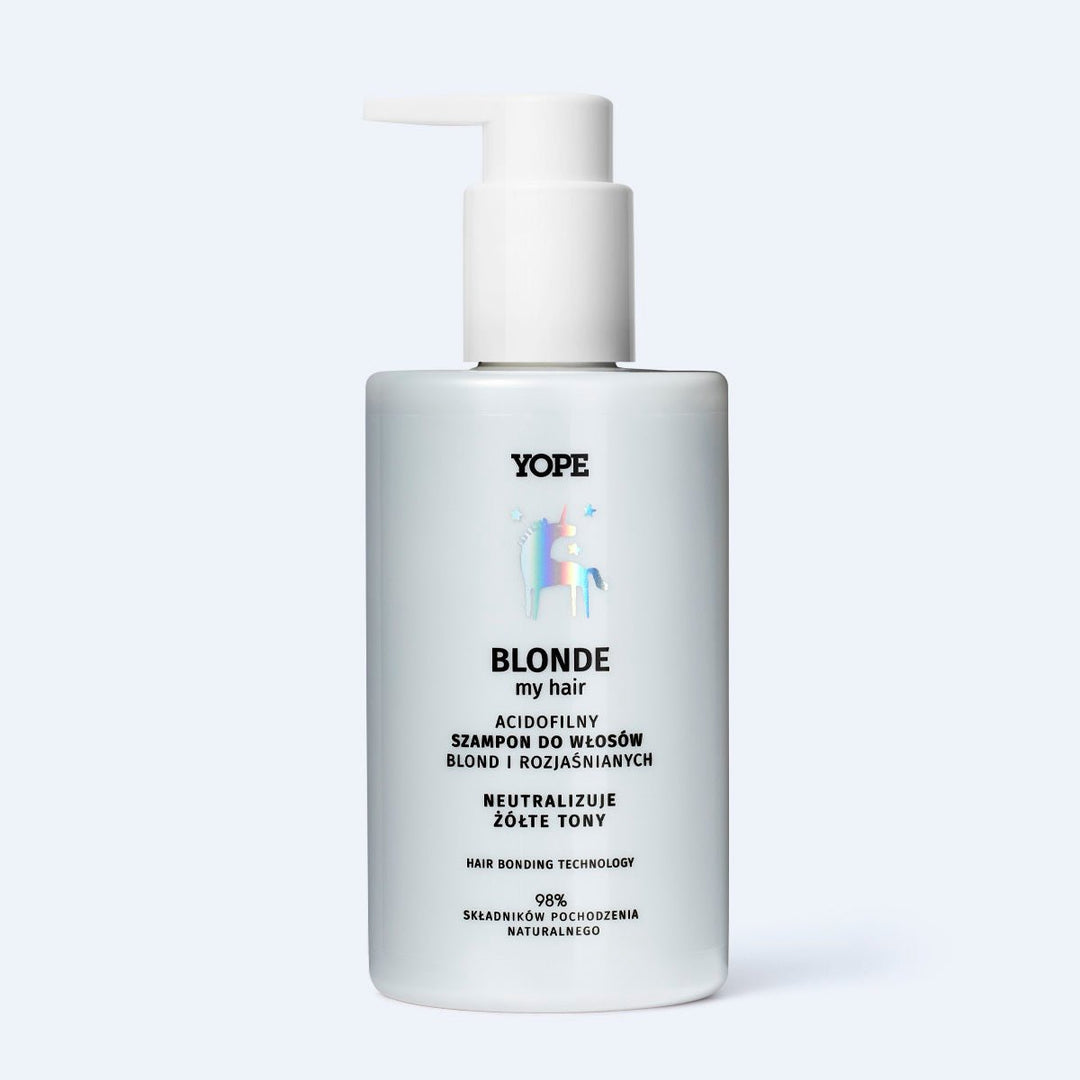 Yope BLONDE my HAIR Acidophilic Shampoo for blonde and bleached hair 300ml - Yope - Vesa Beauty