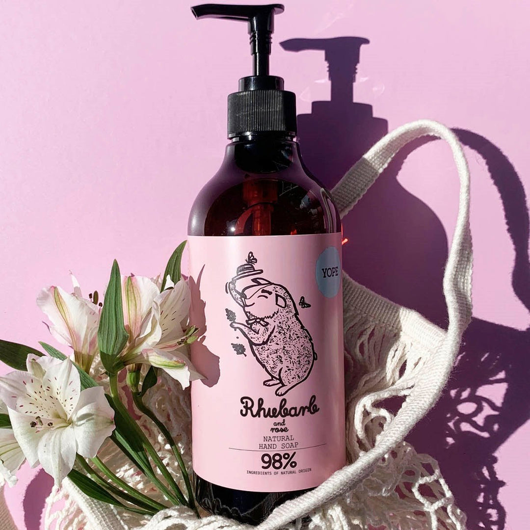 Yope Rhubarb & Rose Hand Soap 500ml - Yope - Vesa Beauty